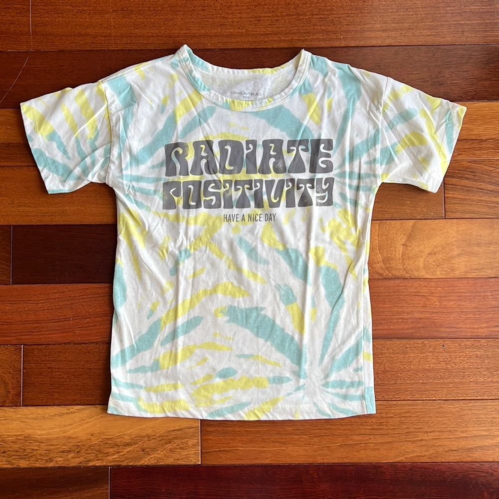 Kids tie dye t shirt